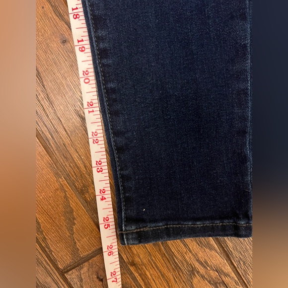 Banana Republic Womens Dark Denim Wash Mid Rise Skinny Jeans Sz 26/2 - Picture 8 of 10